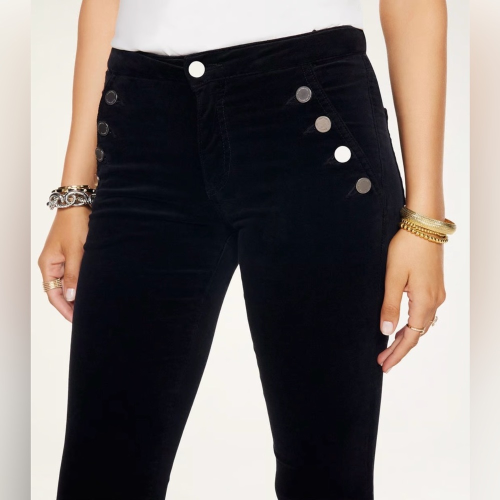 Ramy Brook Velvet Helena Black Skinny Jean